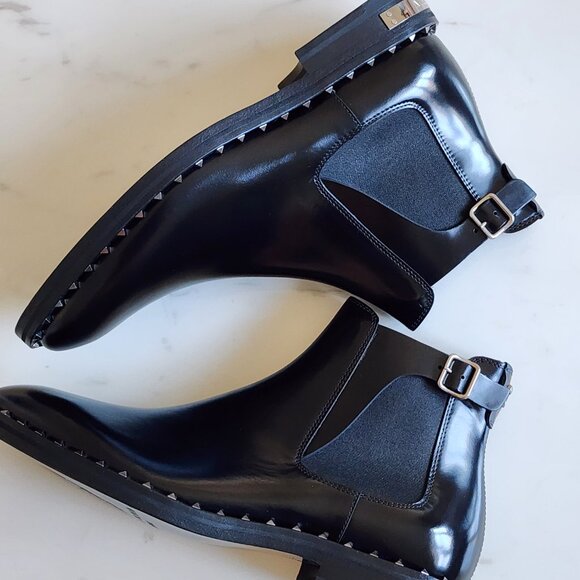 NWT - Philipp Plein Mid Flat Boots Bold Meets Luxe ⚡?(#88) main image 5